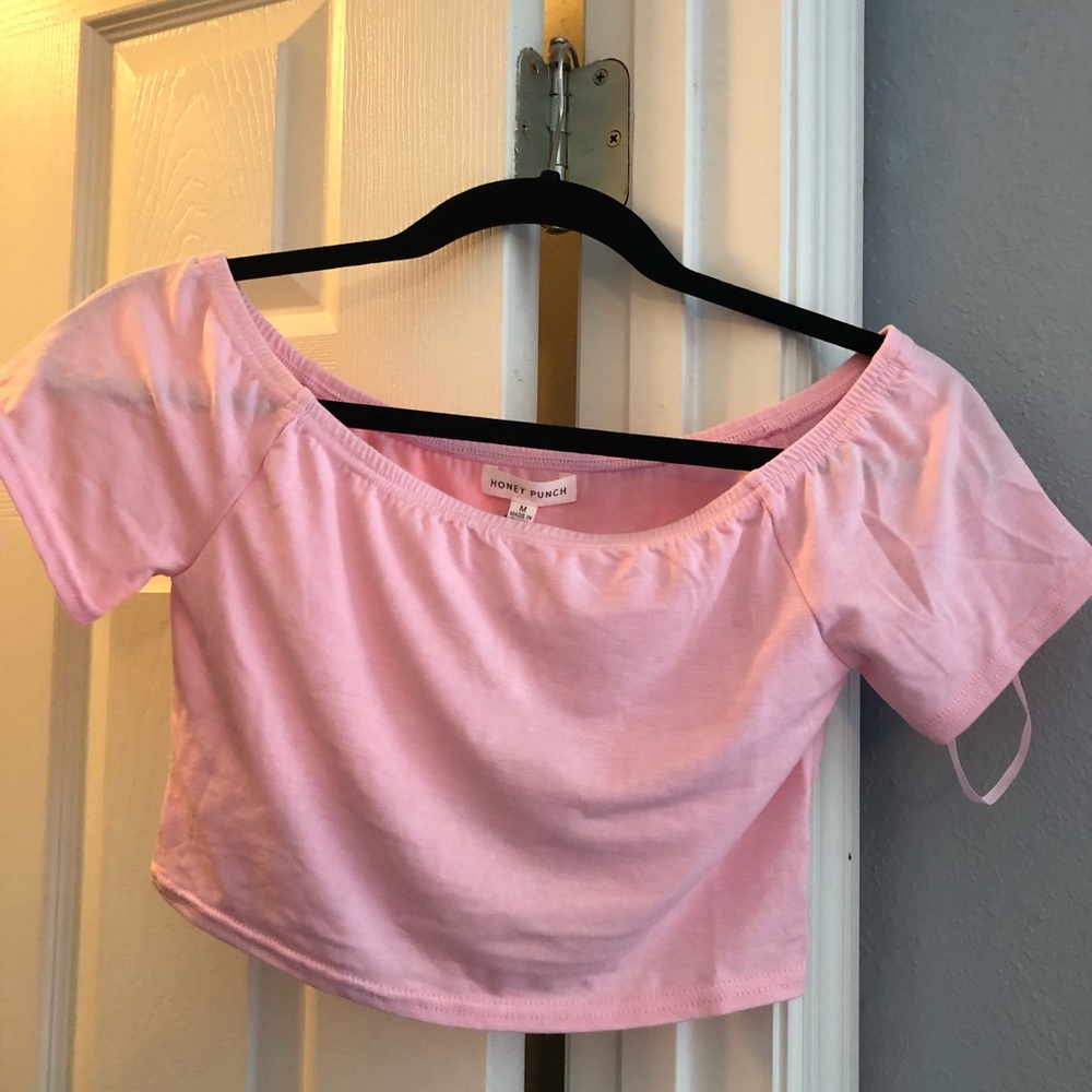 Pink Crop Top